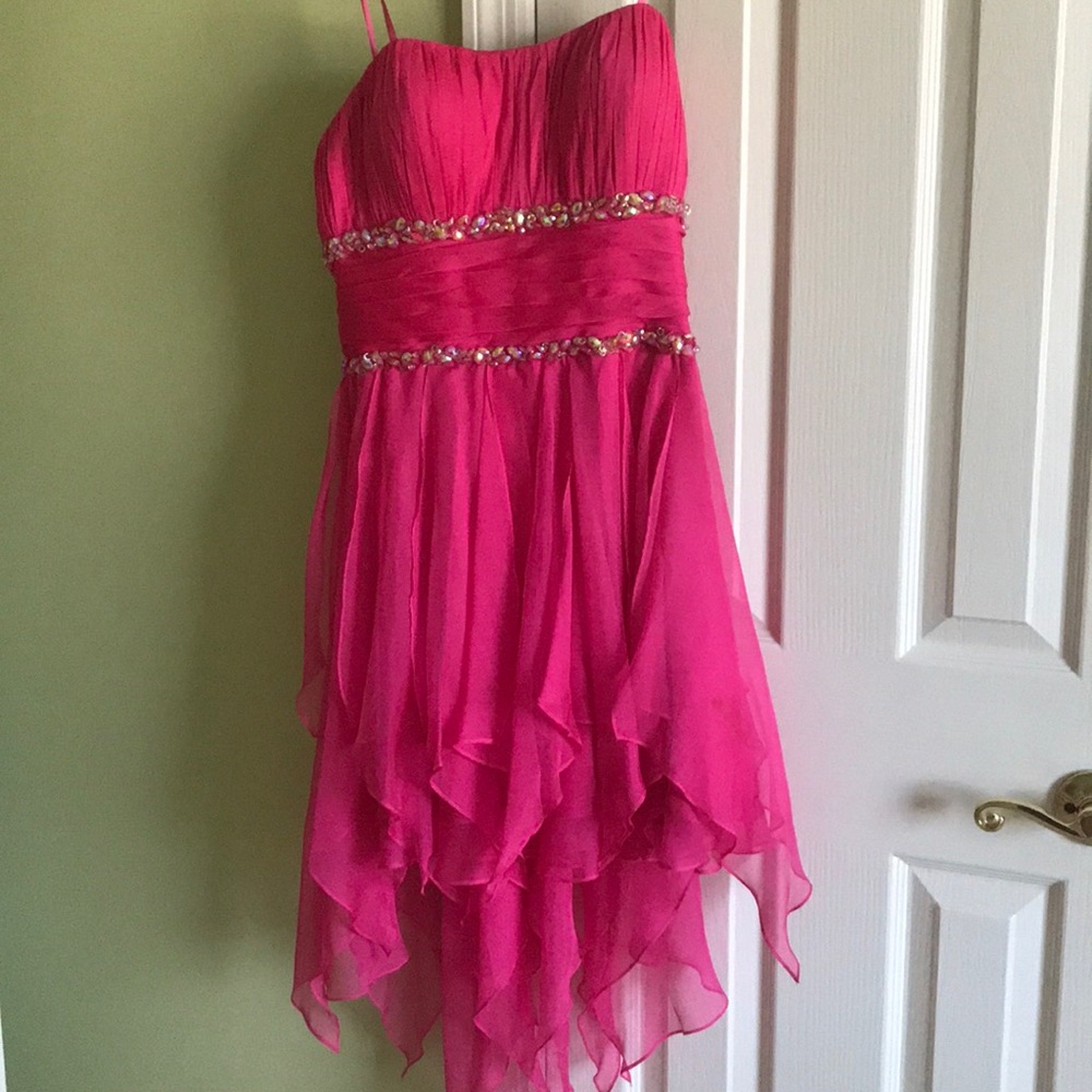 Strapless Pink Dress